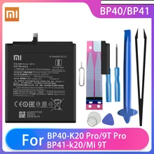 

Original Xiaomi Redmi K20 / Mi 9T / K20 Pro / 9T Pro Phone Battery BP41 BP40 High Capacity phone batteries Free Tools Phone AKKU