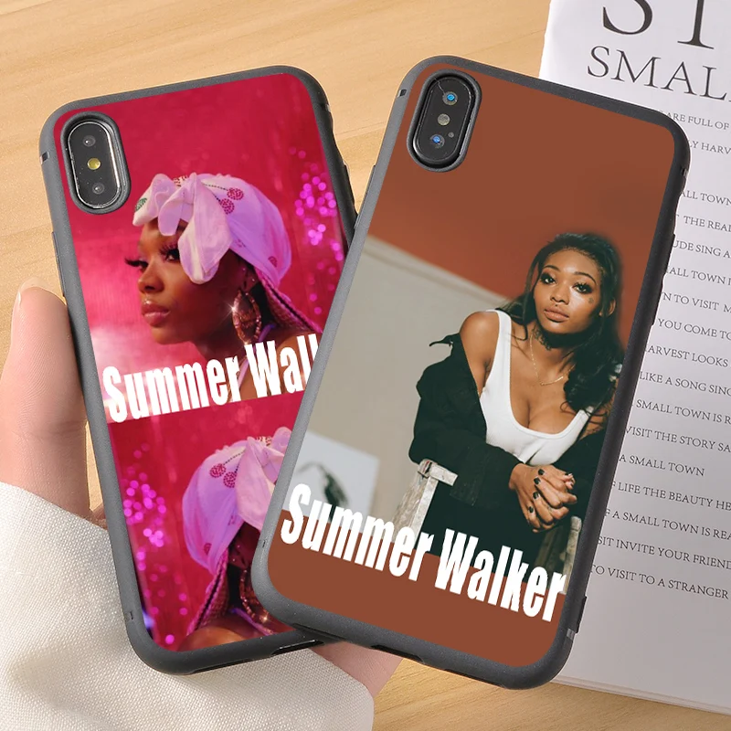 

Summer Walker Over It RNB Rapper cover phone case For iPhone 11 Pro XS Max XR X 8 7 6 6S Plus 5 5S Suave TPU Fundas Coque Cases