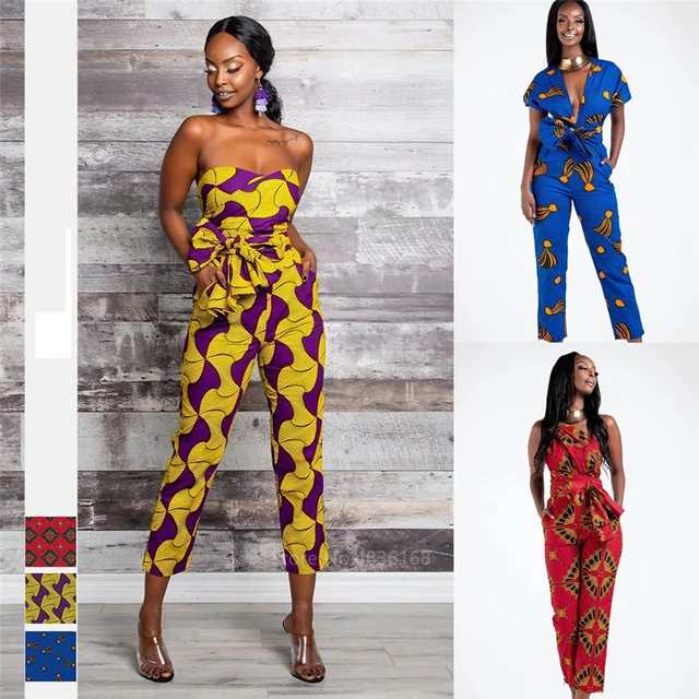 Lafewa African  Jumpsuit
