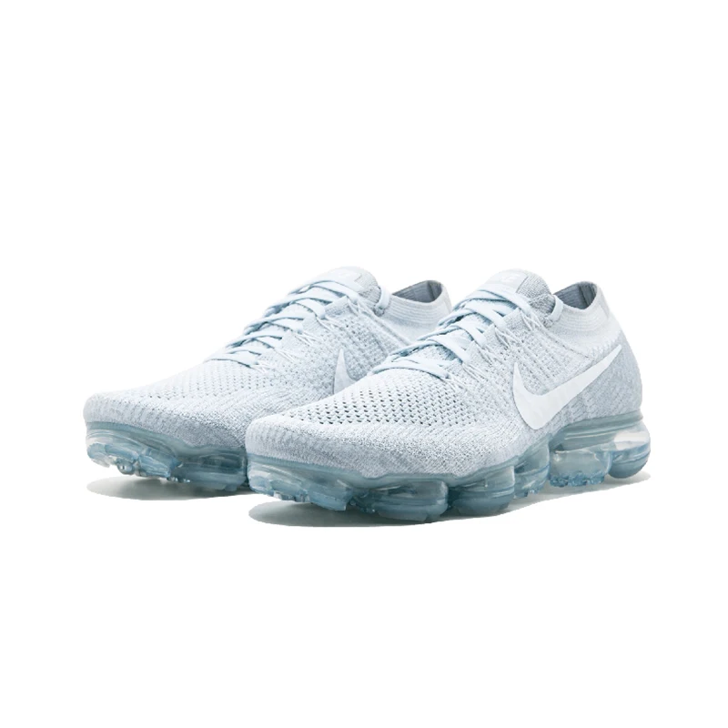 Оригинальные мужские кроссовки Nike Air VaporMax Flyknit противоударные прочные нескользящие кроссовки для бега легкие удобные 849558 для отдыха