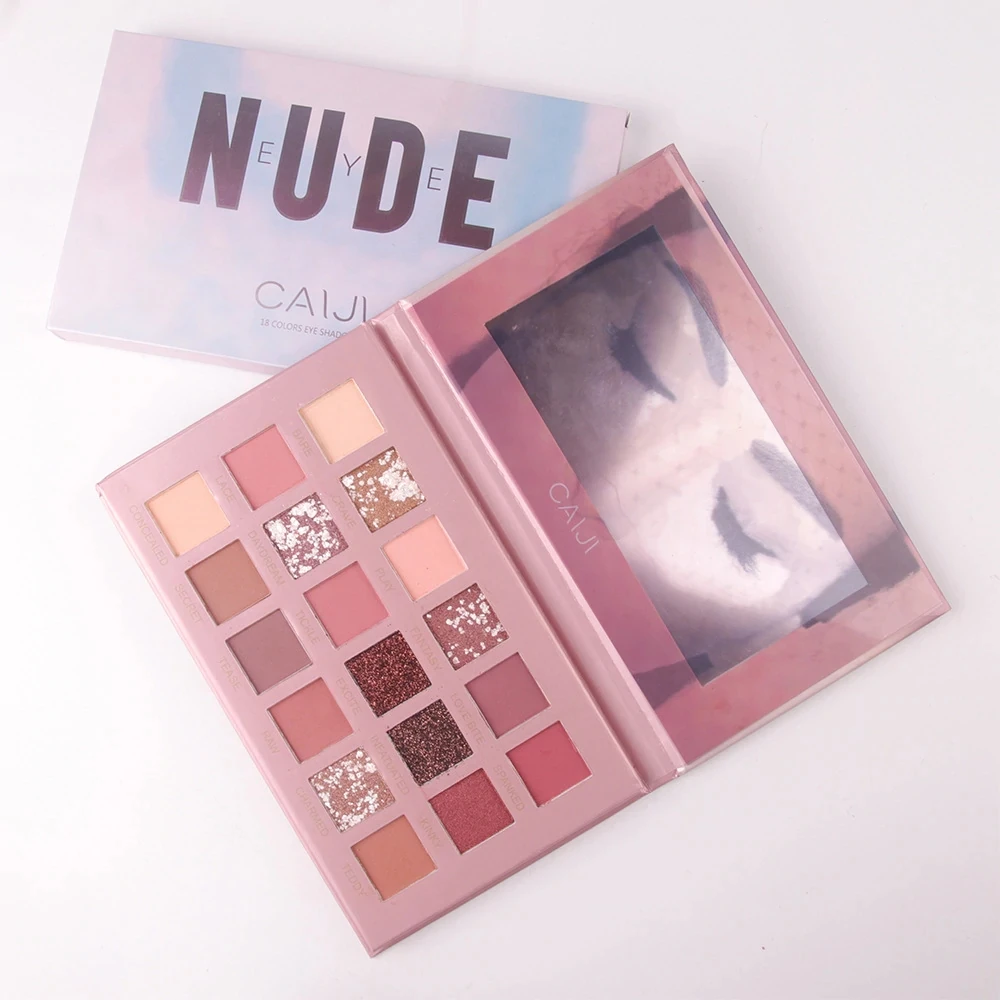 

18 Colors Nude Eye Shadow Palette Matte Shimmer Eyeshadow Powder Waterproof Glitter Eye Pigment Beauty Cosmetics Eye Makeup