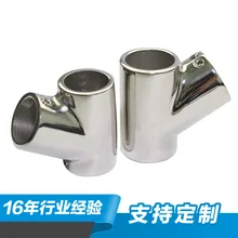 Нержавеющая сталь горизонтальный тройниковый соединитель 1-дюймовый 60 градусов внутренняя Диаметр 25 316 полировка экспорта промышленной Класс тонкой чугунная труба