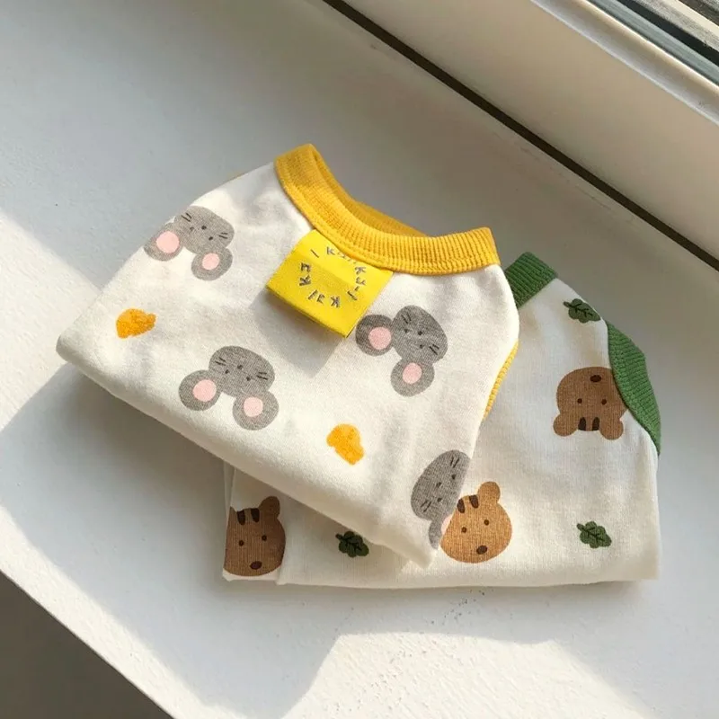 En venta Chaleco para perros de verano ropa fresca para perros animales de dibujos animados de ropa bonita para perro para perros chaleco transpirable Yorkshire Chihuahua traje r0QK3D6goKy