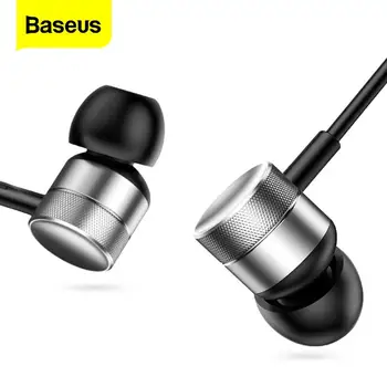 

Baseus H04 Wired Headphones Bass Sound Earphone In-Ear Sport Earphones with mic for Xiaomi iPhone Huawei MP3 Headset Earbuds