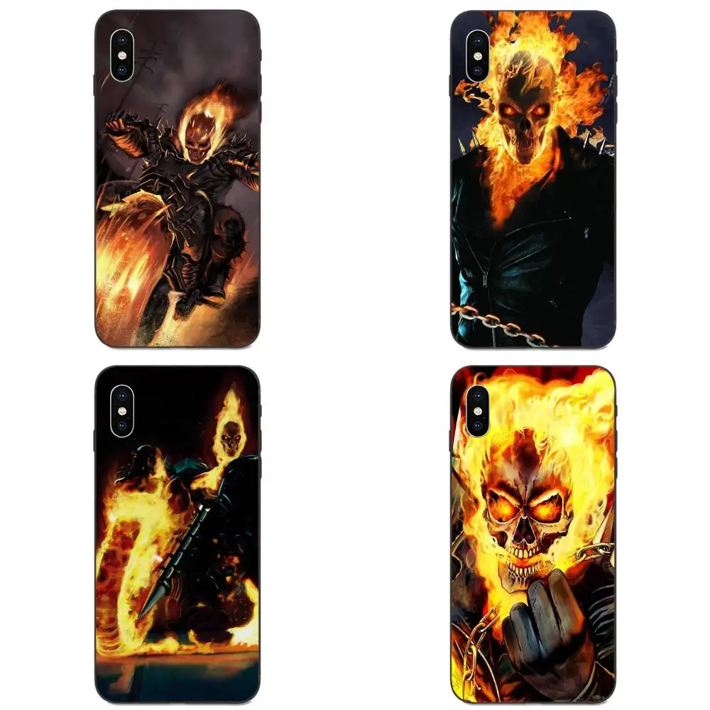 Мягкие ТПУ чехлы для мобильных телефонов Ghost Rider Galaxy A10S A20S A2 Core A30S A40S A50S A70S A90 5G M10 M30S