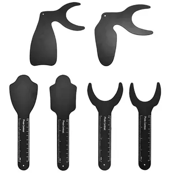 

1pc Dental Photographic Image Board Oral Cheek Black Plate Contrast Autoclavable Lab Tools 6 Size Sum