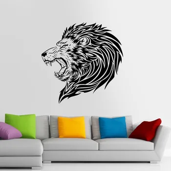 

lion Decal Cougar Car Sticker Car Posters Vinyl Wall Decals Decor Mural Wild Animal