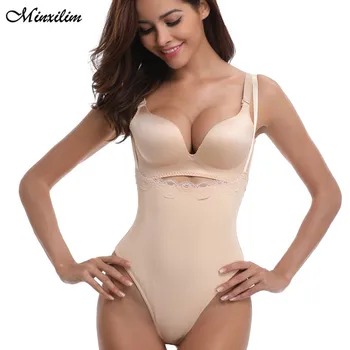 

Minxilim Women's Slimming Sexy Underwear Body Shapewear Panties High Waist Bodysuit Tummy Control Sexy Lingerie Femme Plus Size
