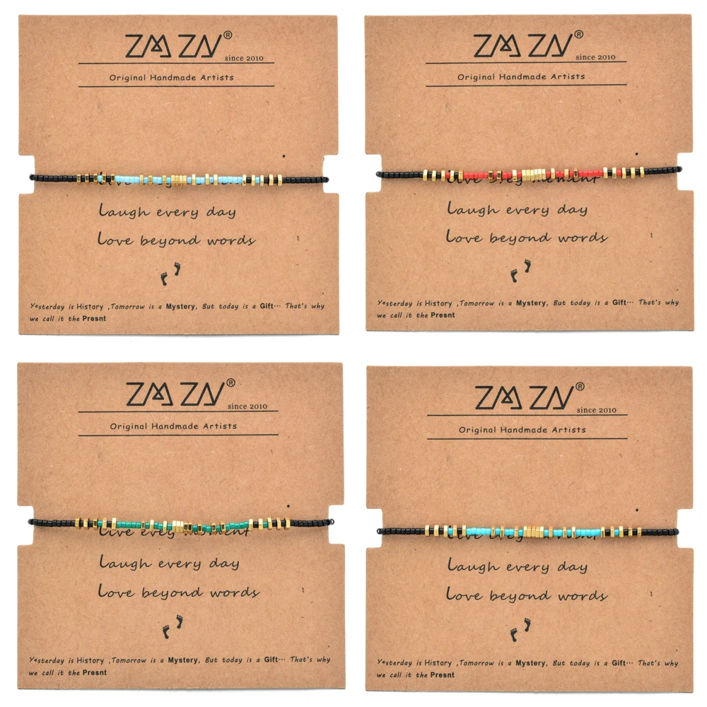 10 цветов Miyuki Шарм браслет дружбы фенечки готический рок золото металл женские ювелирные изделия массивные браслеты для женщин Прямая поставка