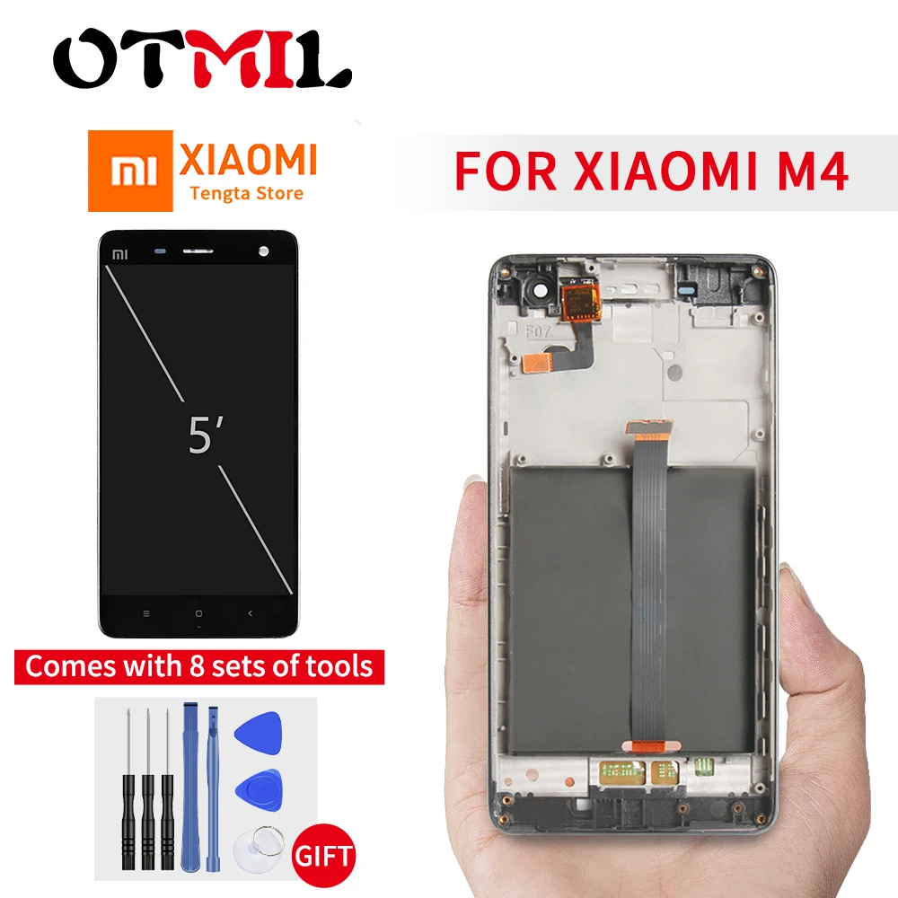 Для Xiaomi mi 4 4c 4i lcd сенсорный экран с рамкой дигитайзер сборка телефон Ремонт