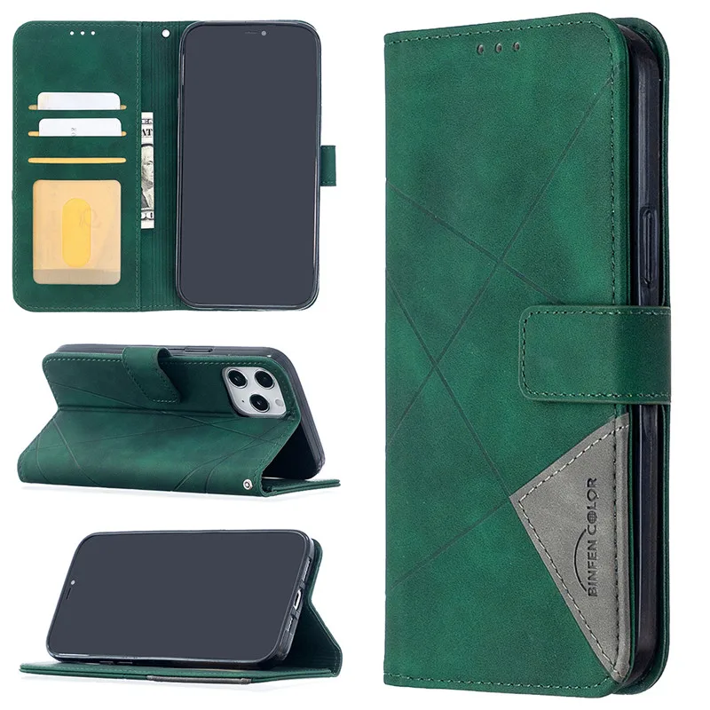 Luxury Leather Phone Case For iPhone 12Pro 11Pro 12 Mini 11 Pro Max SE 2020 6 6S 8 7 Plus XR X XsMax Wallet Flip Cover Coque