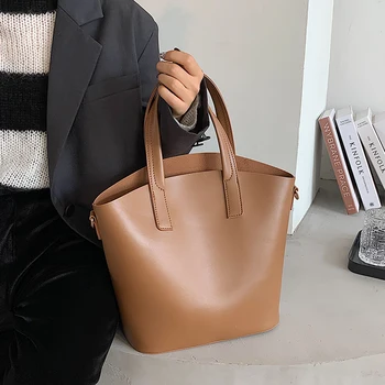 

Solid Color PU Leather Crossbody Bags for Women 2021 Classic Branded Shoulder Handbags Female Travel Totes Lux Hand Bag