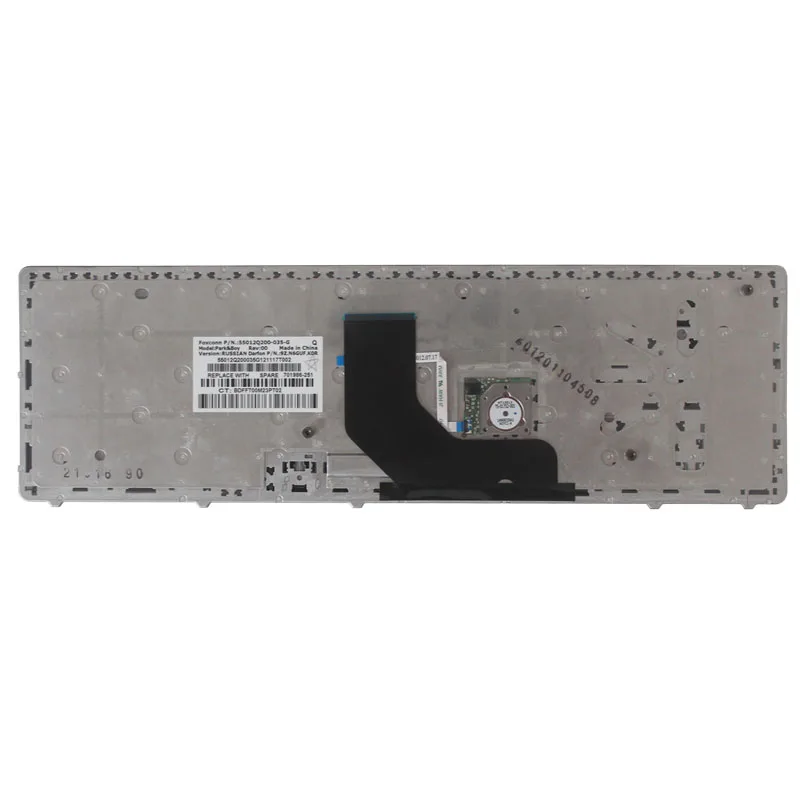 Teclado Russo para hp Elitebook Teclado Portátil com o Mouse Pole 8560p 8570p 8560b 6560b 6565b 6560p 701986251 Novo - Imagem 5