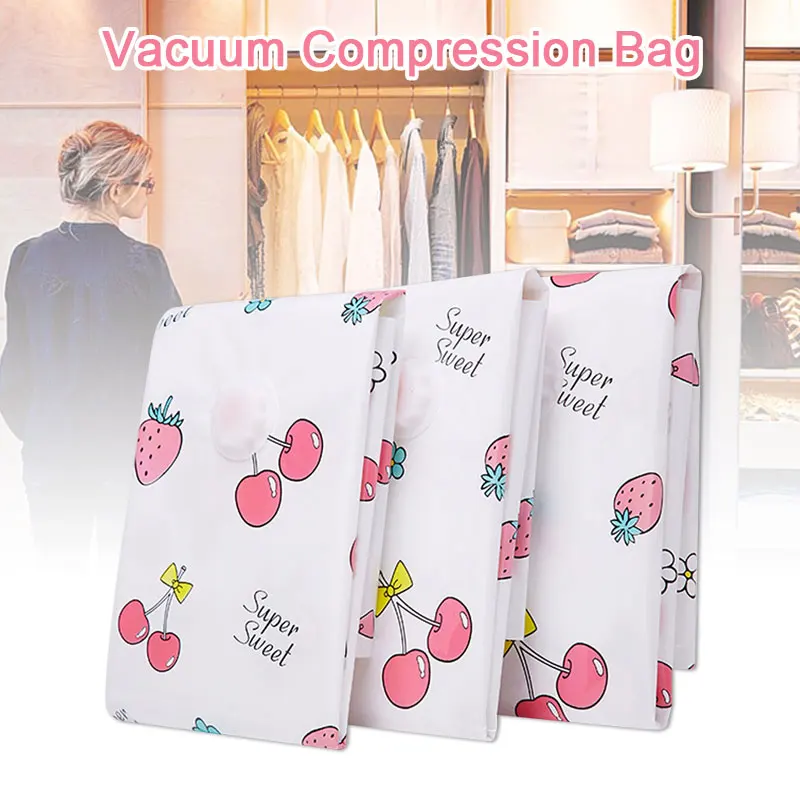 Vacuum Storage Bag 6 Size Travel Organizer Home Electric Pump Practical PA PE Space Saving Waterproof Compression Bag Package