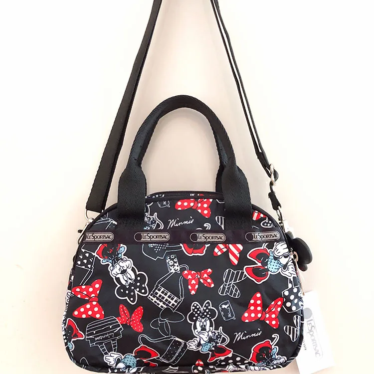 Bolso de nailon de dibujos animados de Disney, bandolera de hombro a prueba de agua