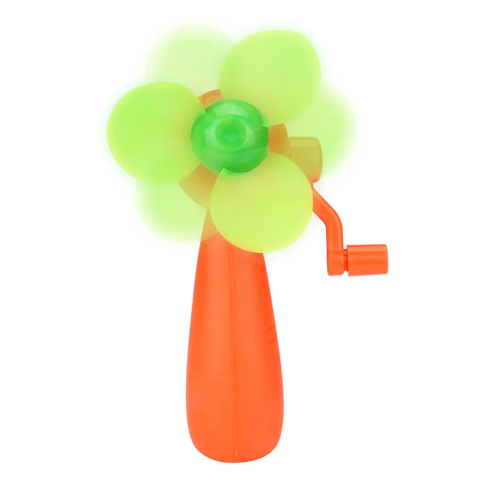 Kids toys educational New Child Kid Cartoon Carrot Portable Handheld Small Fan Travel No Battery for Outdoor Y819