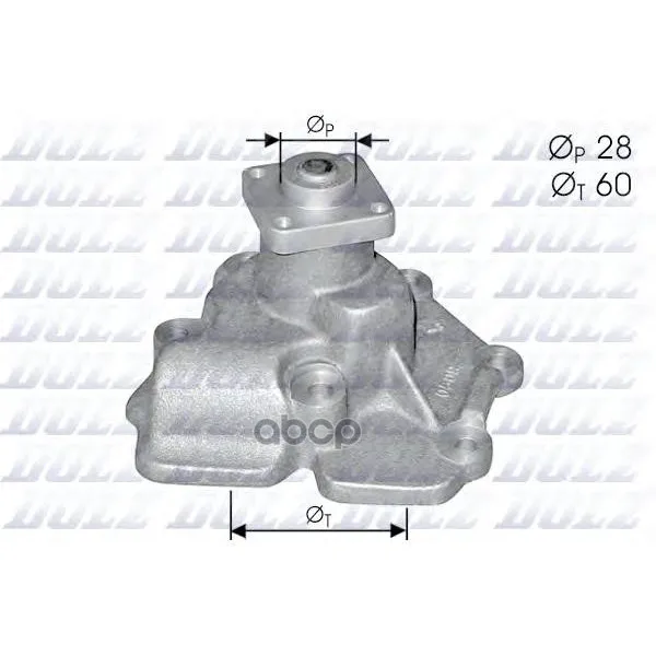 Насос Водяной Ford Transit 2.5d/Td 85-00 Dolz арт. F114