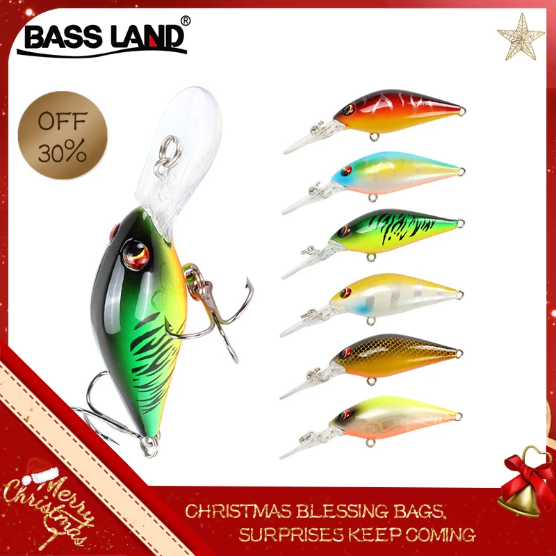 Bassland crank жесткая приманка для рыбалки crankbait stickbait воблеры для щуки leurre pesca для морской рыбалки бас форель Мускусная Япония