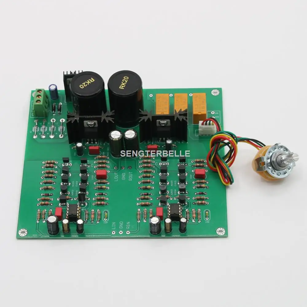 Assembeld Hifi Classe A Preamplificatore Stereo Scheda Base Su Accuphase C3850 Circuito Di Preamplificazione
