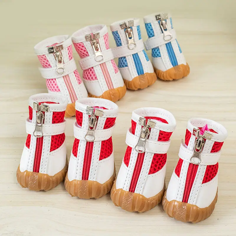 2021 New Hot Pet Shoes Fashion Small Dog Shoes Waterproof Breathable