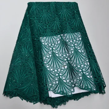 

african guipure cord lace fabric high quality swiss voile lace fabrics fashion embroidery french net lace fabric for wedding A58