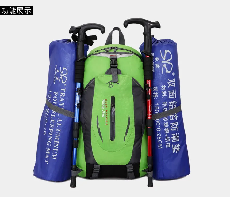 Водонепроницаемый рюкзак для альпинизма, Спортивная уличная сумка, повседневный рюкзак, стиль, Молодежный багаж для аттракционов