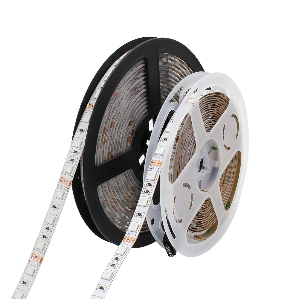 

RGB 12V DC LED Strip Light Tape SMD 5050 2835 60LED/M 1M 2M 3M 4M 5M Waterproof Neon LED Light Strip Decoration TV Room Light