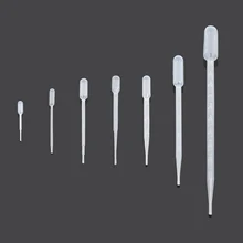Transferência plástica descartável do conta gotas do olho de 100 pces graduou pipetas o experimento do laboratório do escritório fornece 0.2 /0.5 /1 /2 /3 /5 /10ml
