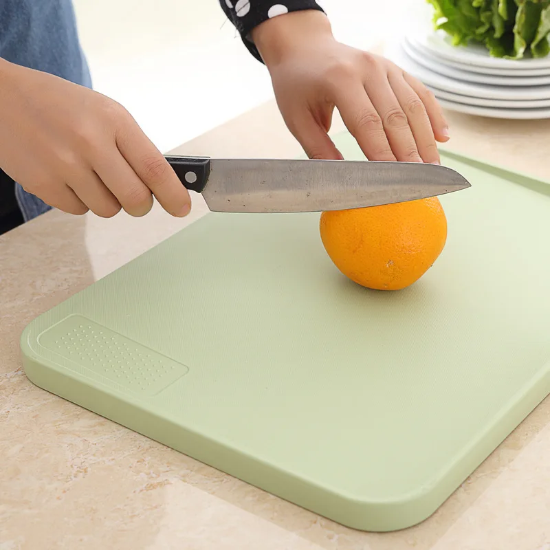 

Double-sided Cutting Board Thickening Cutting Board Drilling Board Sticking Board Plastic Non-slip Kitchen Cutting Board Wy11087