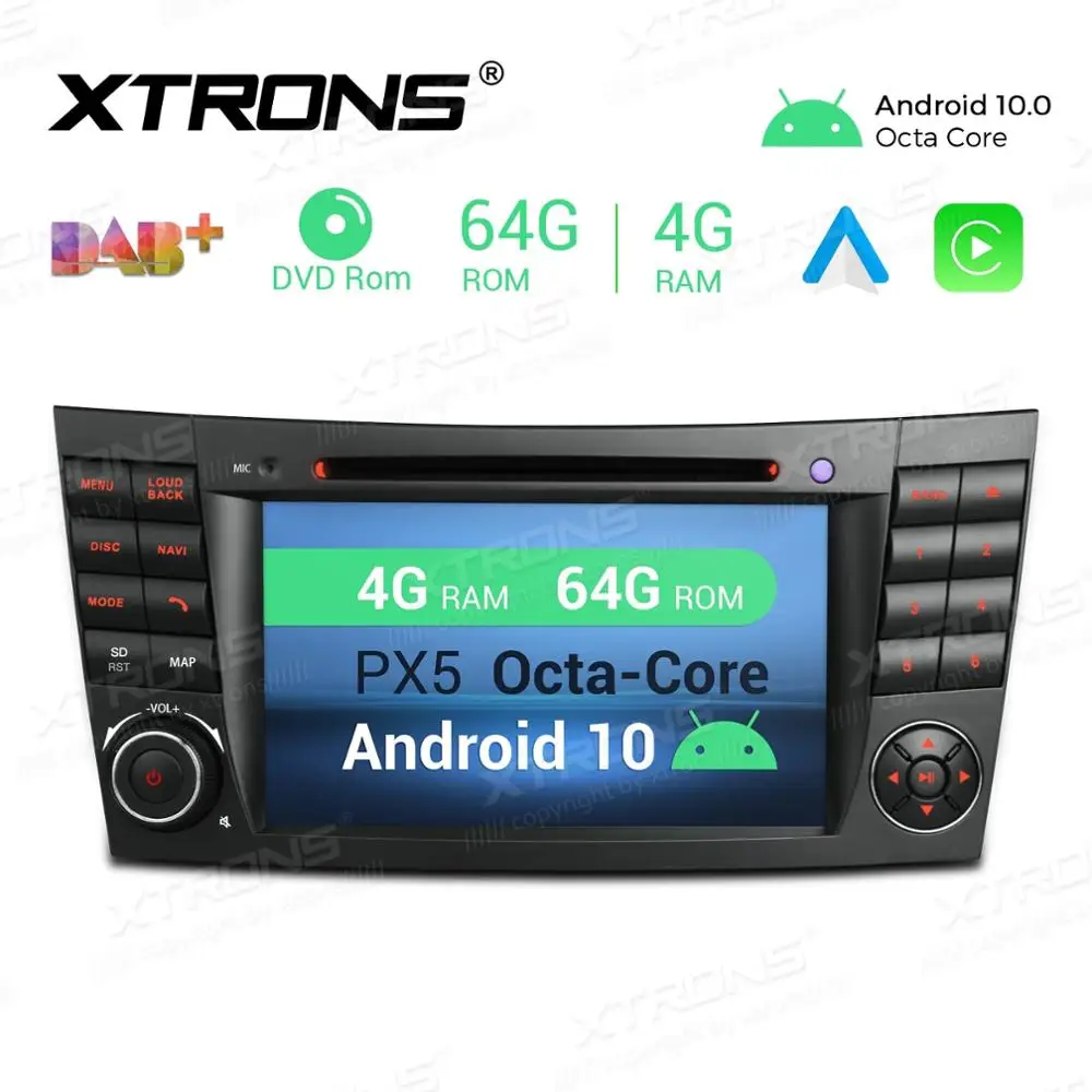 7 &quotAndroid 10 0 OS автомобильный DVD навигация GPS Радио система плеер для Mercedes Benz E Class W211