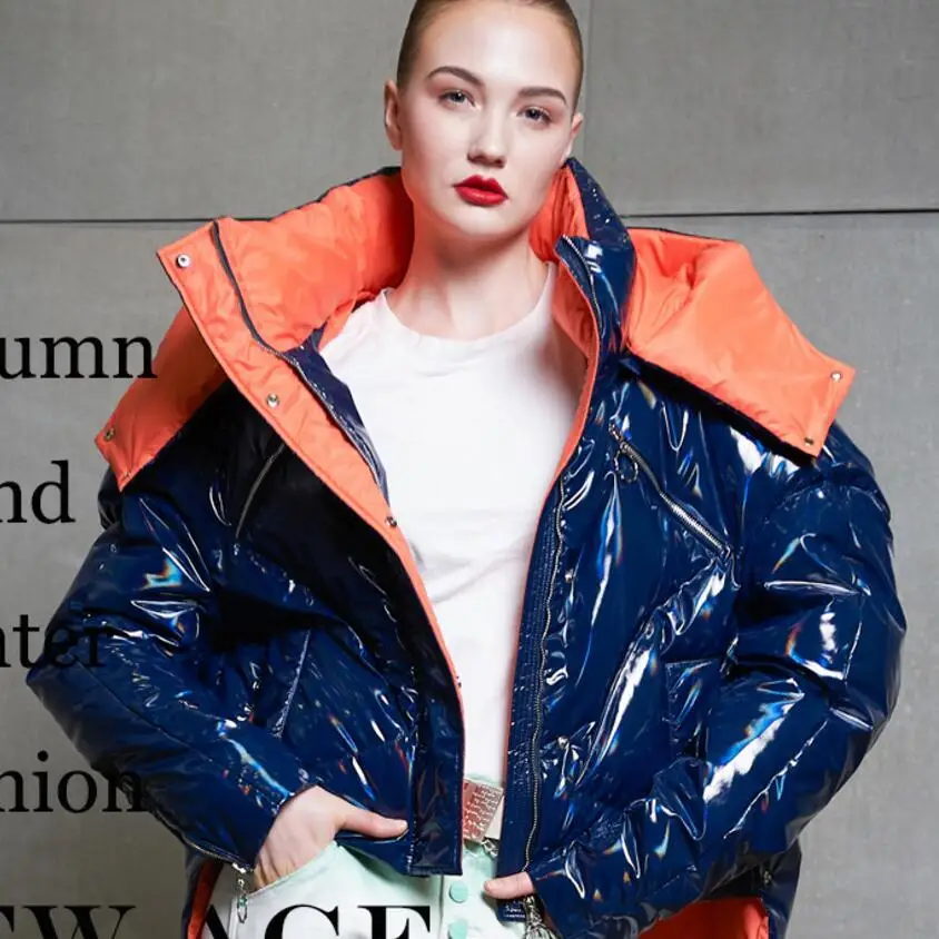 2018 зимняя куртка женские пуховики женская верхняя одежда на утином пуху пальто в