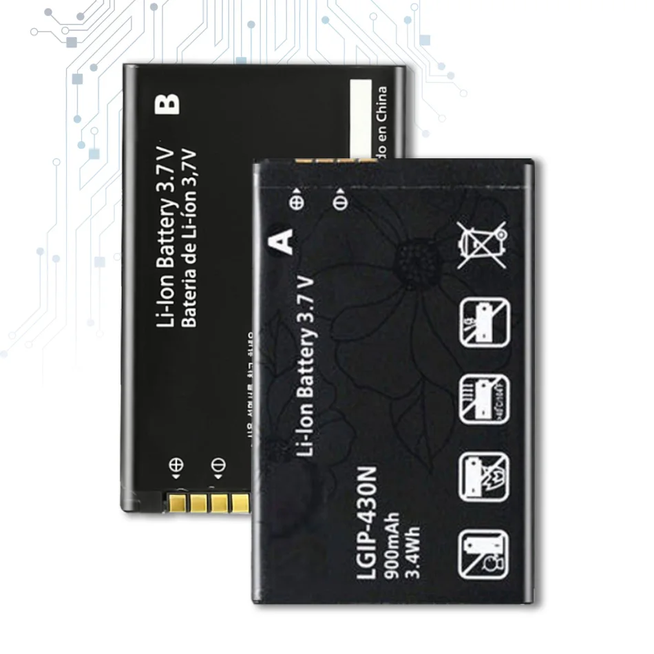 LGIP-430N Замена Батарея для LG печенья свежий GS290 GW300 LX290 LX370 LGIP 430N MT375 GM360 с номер