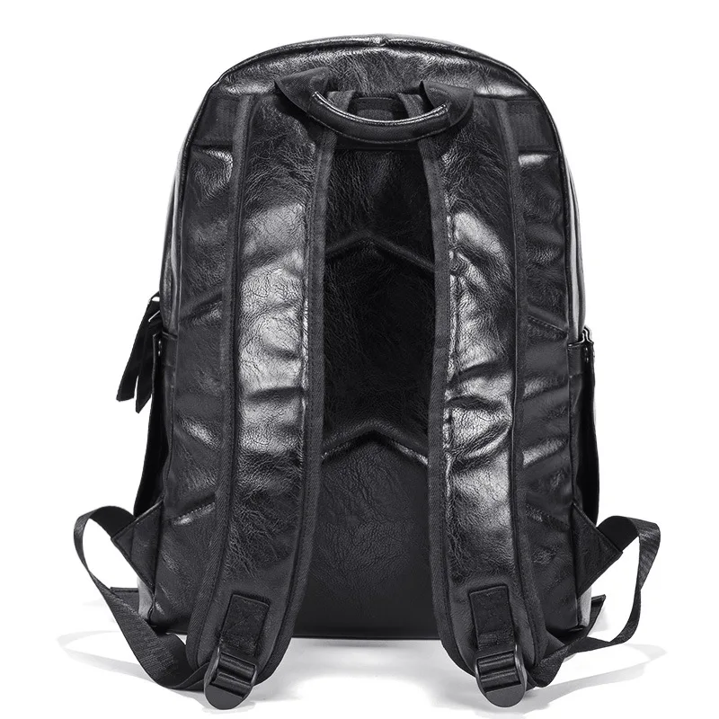 

New Style J Simple Backpack Korean-style Style Schoolbag Bright Surface Large Capacity Computer Travel Back