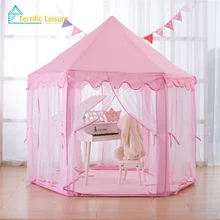 Детская палатка настраиваемая Ультра большая вуаль гексагональная принцесса навес Южная Корея Детская палатка игровой дом