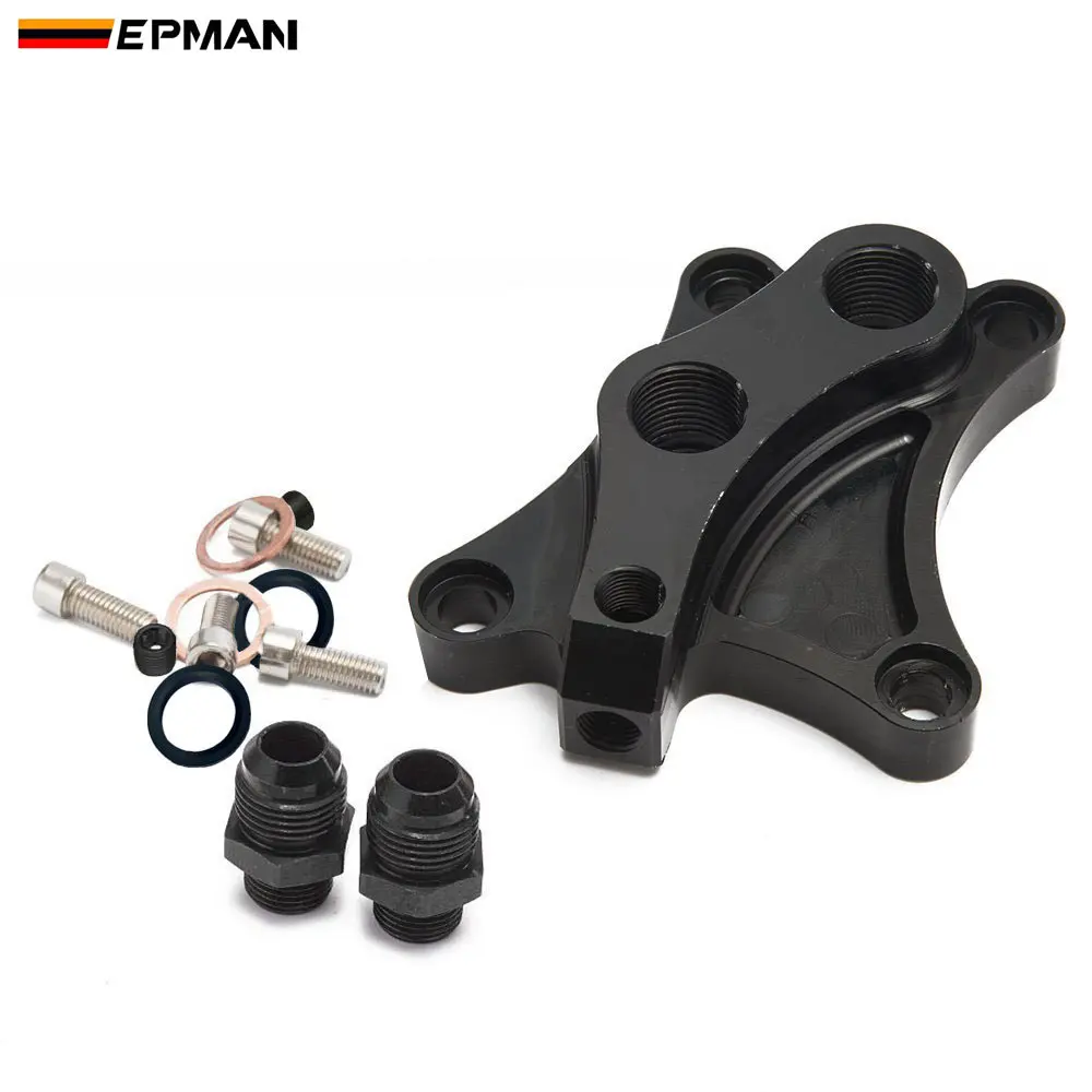 Адаптер блока для Nissan 240SX SR20DET S13 14 15 EPOL05NI|oil block|nissan oilsr20det oil |