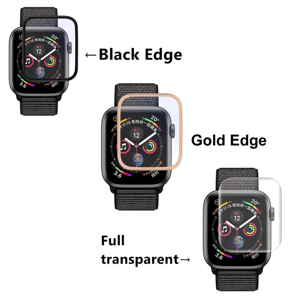 ТПУ Смарт-часы пленка для Apple Watch IWatch серии 4, версия 1, 2, 3, ремешок 40/44/38/42 мм защитная пленка Smart аксессуары для часов