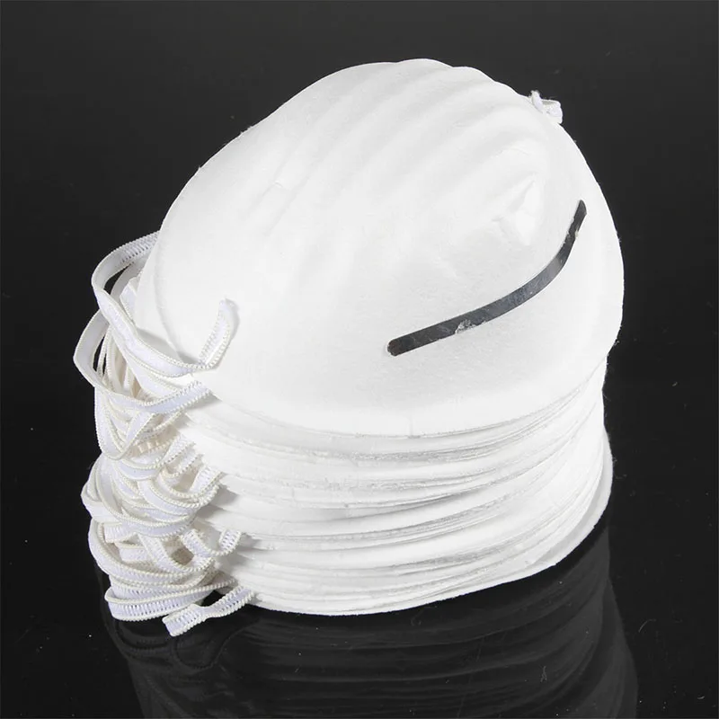 NEW-50x пылезащитные маски для лица фильтр рот одноразовый безопасный респиратор Противопылевой очистки белый