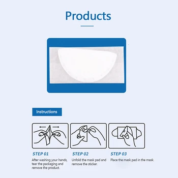 

Recommend Disposable Mask Gasket - Mask Pad Mask Gasket Protect Mouth And Face Box Of 50 Disposable Mask Pads