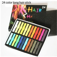 36 цветов мелки для волос мягкий, не раздражает кожу краситель временноого цвета волос Меловые карандаши нетоксичные карандаши, пастель набор дропшиппинг