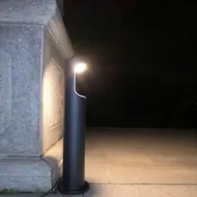 IP68 Водонепроницаемый 10 Вт 15 Вт алюминиевый квадратный Газон лампа светодиодный Современный простой садовые фонари Уличные Ландшафтные огни парка