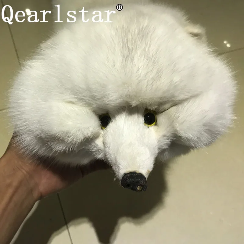 Qearlstar натуральный мех лисы шарф для женщин супер роскошный зимний меховой Декор Свадебные вечерние воротник теплый шарф Шали Обертывания Zxx12