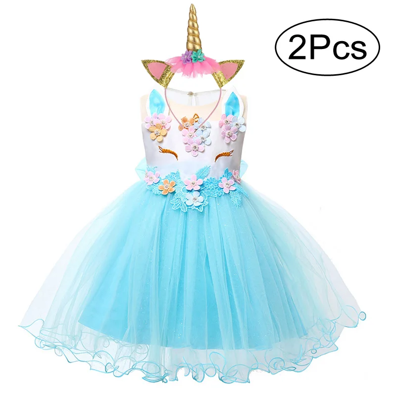 

Newborn Dresses For Girls Kids Unicorn Baptism Dresses Baby Girls 1st Birthday Party Wedding Ball Gown Christmas Infant Vestidos