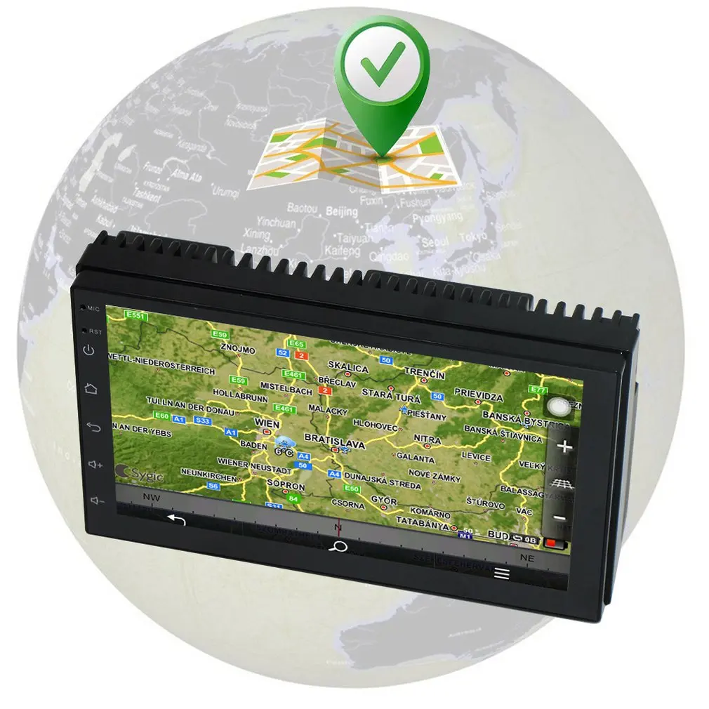 1+ 16G Автомобильный MP5 плеер Android 7,1 система HD Fashin Дизайн радио 7011A мультимедийный плеер лучший подарок