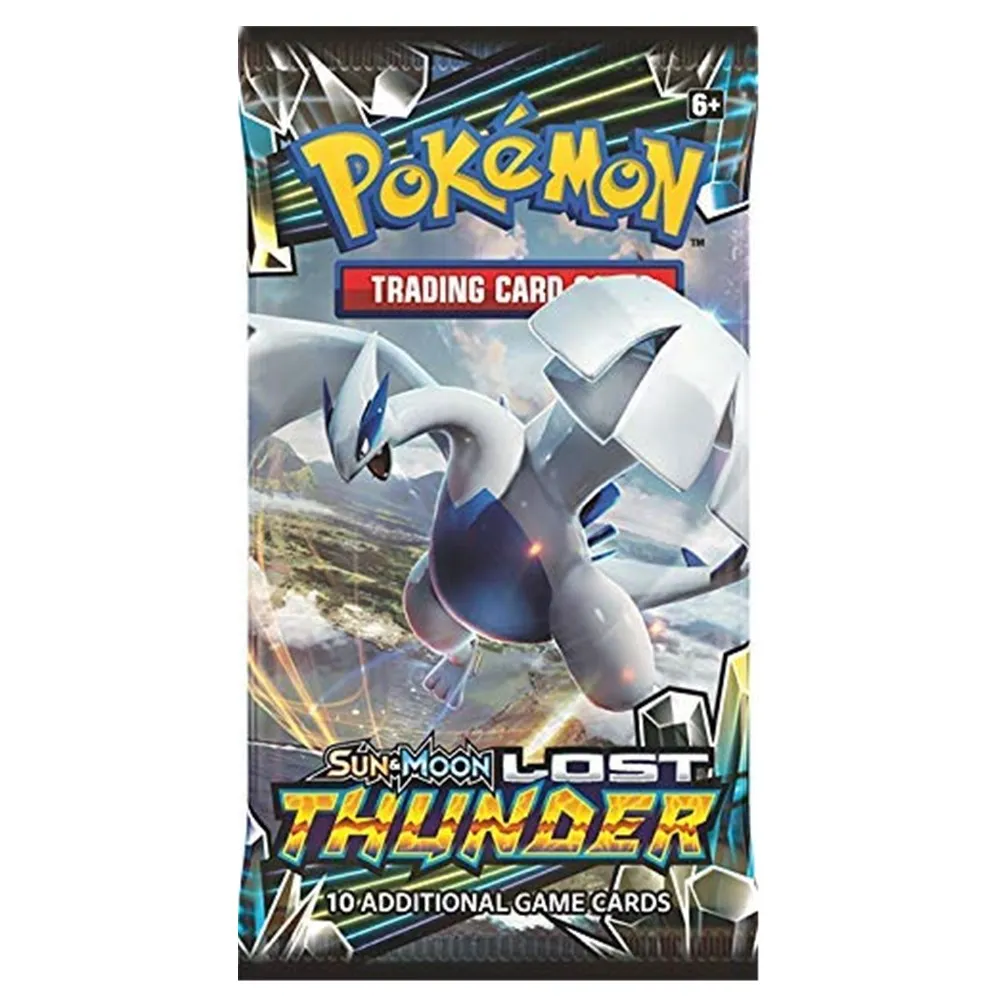 324 карты Pokemon Card Sun & Moon Lost Thunder Booster Box (упаковка из 36) Торговая карточная игра