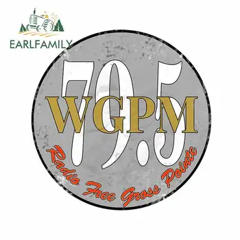 

EARLFAMILY 13cm x 13cm for WGPM 79.5 Vinyl Car Stickers Personality Camper Car Wrap Vehicle Window Trunk Decor for VAN SUV