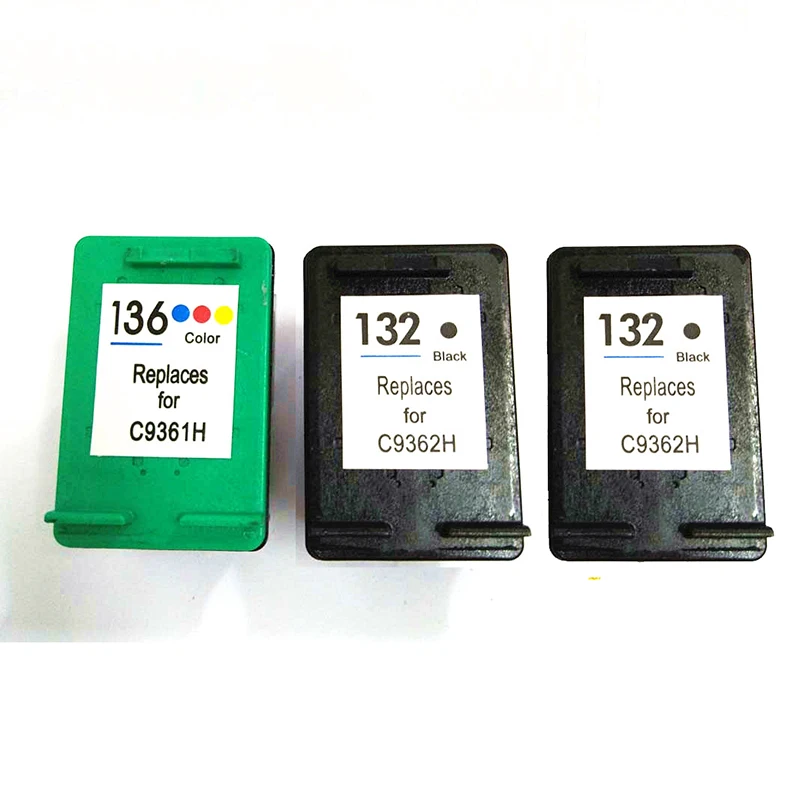 Картридж для принтера hp Photosmart C3183 D5163 132 C3100 Officejet 136 1513 D4163printer совместимый с 6213 5443|ink