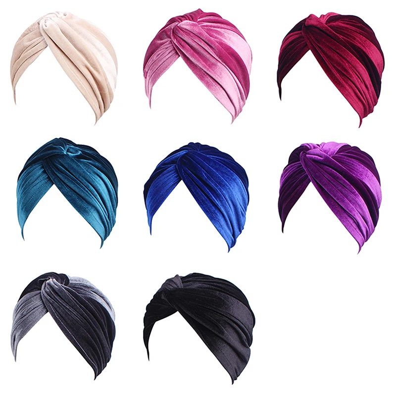 ο  Ʈġ ָ  Turban  ī Knotted Chemo Beanie Caps Headwrap for Cancer ȭ  Ż ׼