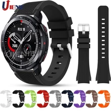 Correa de silicona para Huawei Honor ver GS Pro correa de reloj mágico 2 46mm pulsera deporte de reemplazo de pulsera 22mm correa