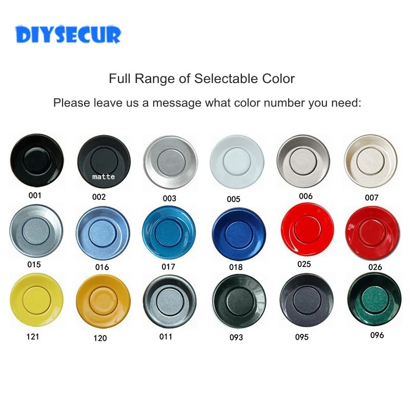22mm Parking Sensor Kit 4pcs Assistance Reversing Radar Rrobe Parking Sensors parking sensor kit led parking sensor kit parking sensor car led parking sensor