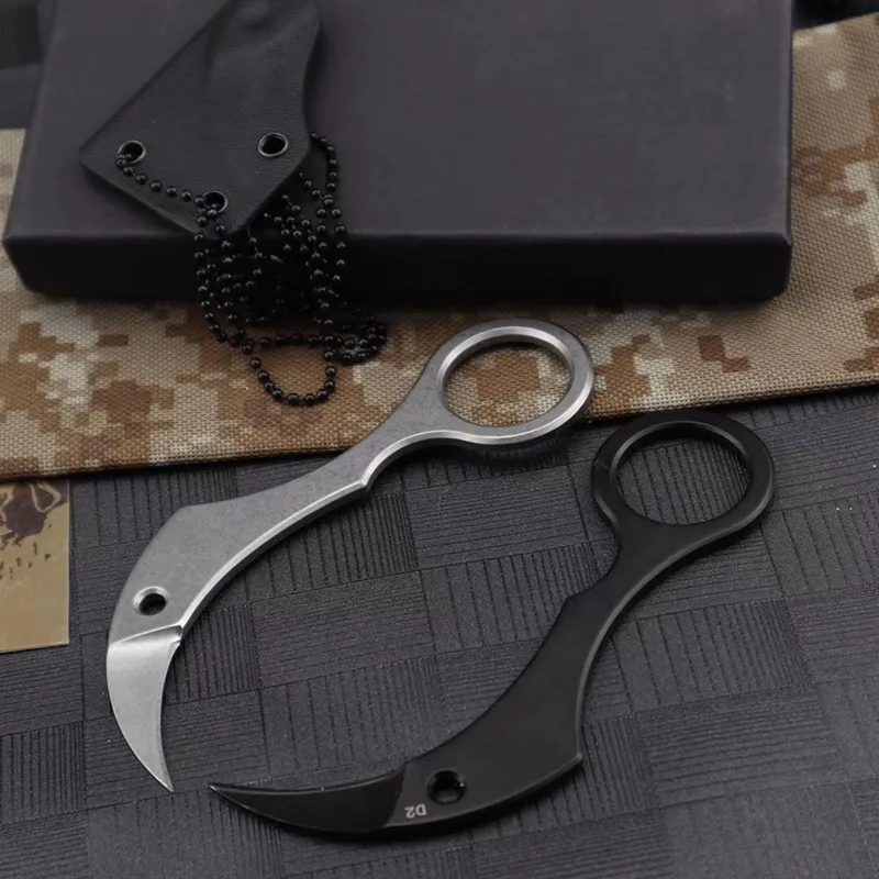 HS инструменты Karambit нож с оболочкой Открытый охотничий инструмент выживания нож Карманный ключ нож открытый инструмент выживания